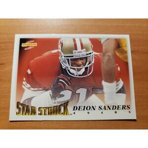 Deion Sanders 1995 Score #217 - Star Struck - NFL - Fresh Pull